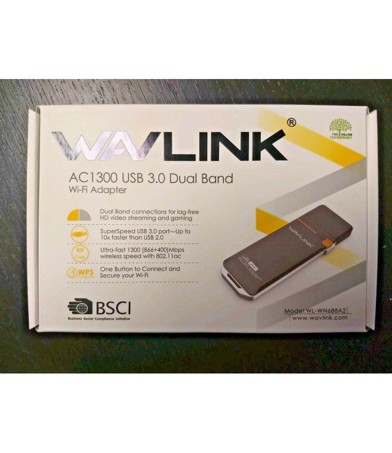 WAVLINK AC1200 SMART DUAL BAND WIRELESS USB ADAPTER