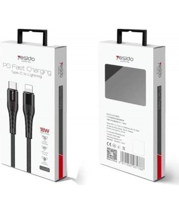 Yesido Pd Fast Charger Cable Ca48 Black | CA48