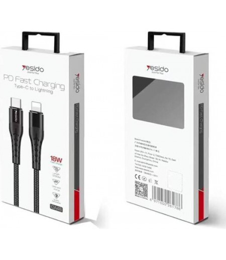 Yesido Pd Fast Charger Cable Ca48 Black | CA48