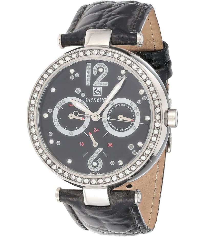 Womens Leather Chronograph Watch GLS212WPBB