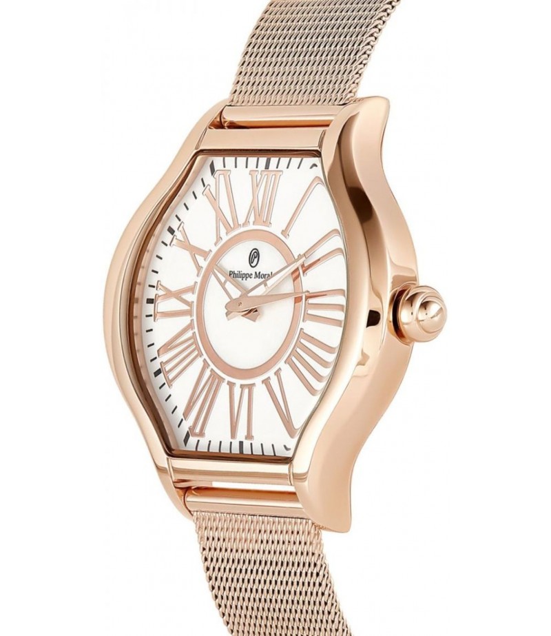 Philippe Moraly Rose Gold Analog Watch - M1612RW