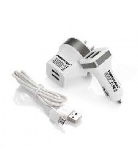 MYCANDY FAST TRVL CHRGR MICRO USB CBL 10W WHITE