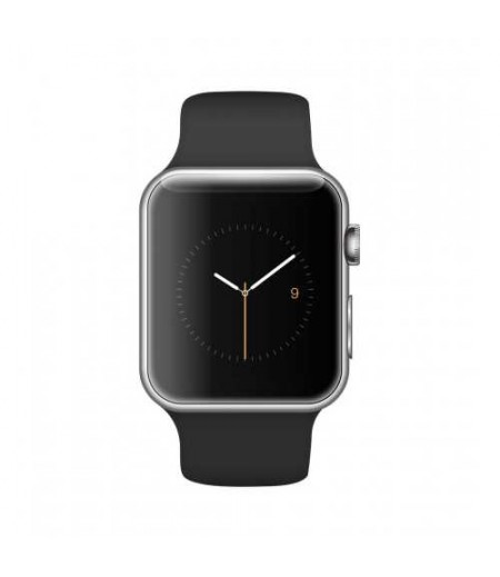 APPLE SMARTWATCH 38MM STAINLESS CASE SPORT BLACK