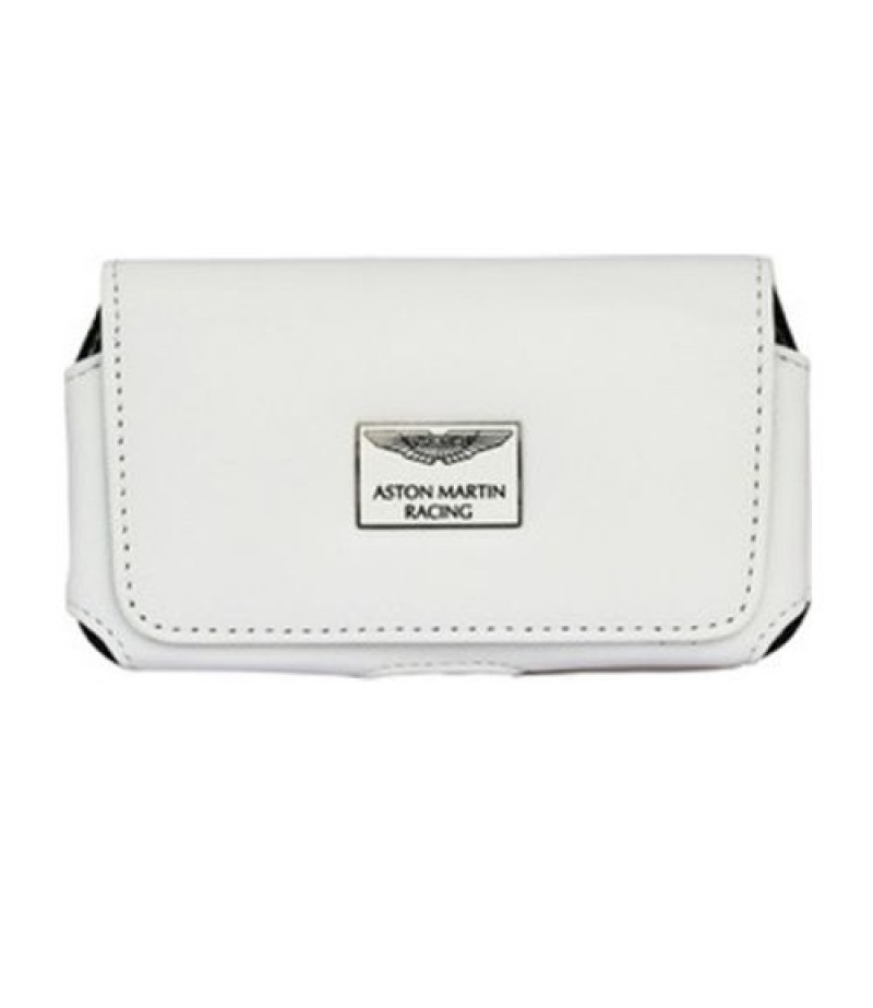 ASTON MARTIN HORIZONTAL CASE FOR IPHONE 4 / 4S WHITE