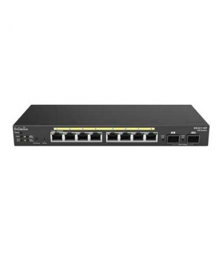 ENGENIUS 8 PORT GIGABIT POE SMART SWITCH WITH 2 GIGABIT SFP(EEM/ARM/031015)