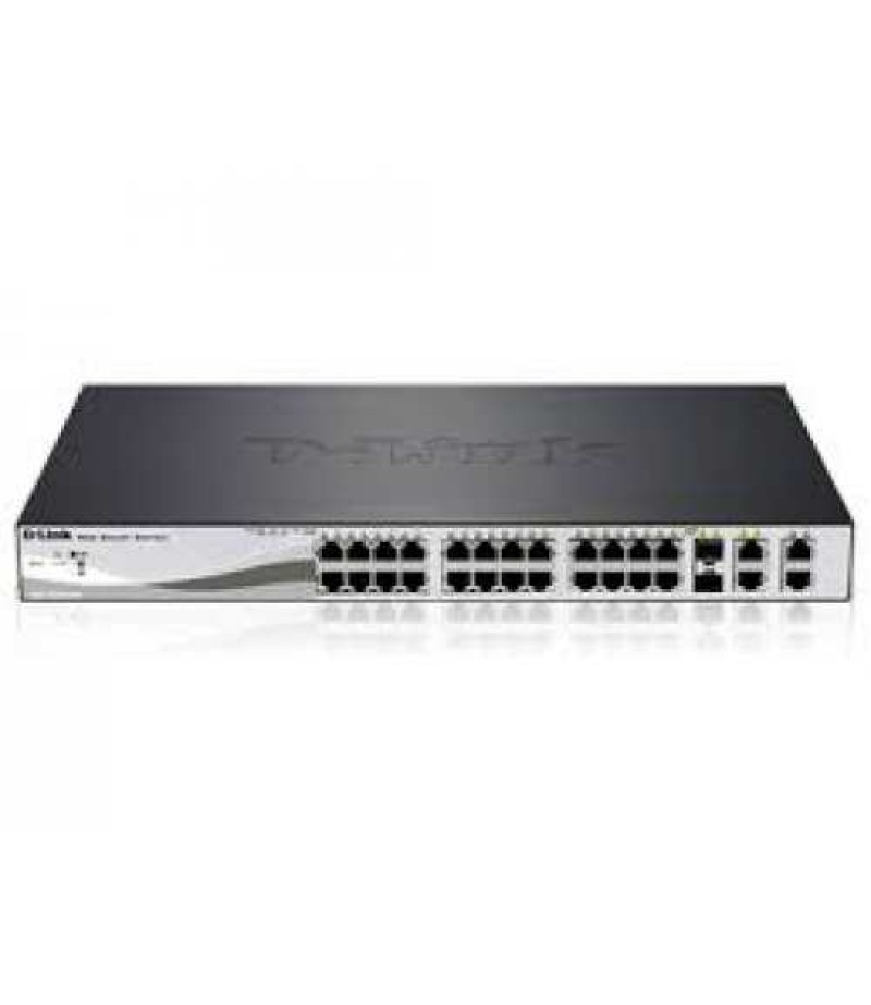 DLINK DES-1210-28P Web Smart 24-Port 10/100 PoE Switch