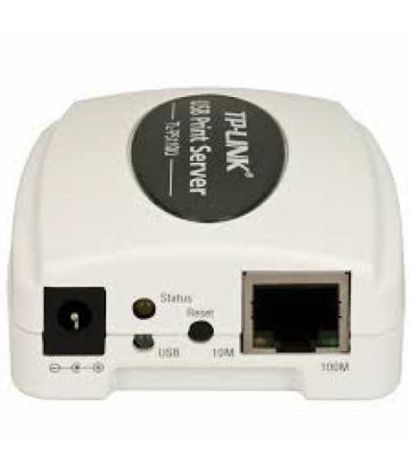 TPLINK Single USB2.0 Port Fast Ethernet Print Server TL-PS110U