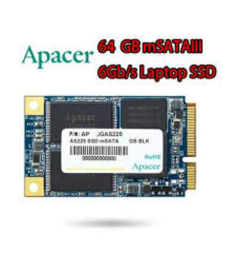 Apacer 64GB mSATA SSD-SATA3 AS220(Pro II)