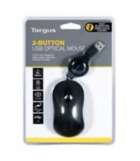 TARGUS 3-Button USB Optical Mouse AMU89EU