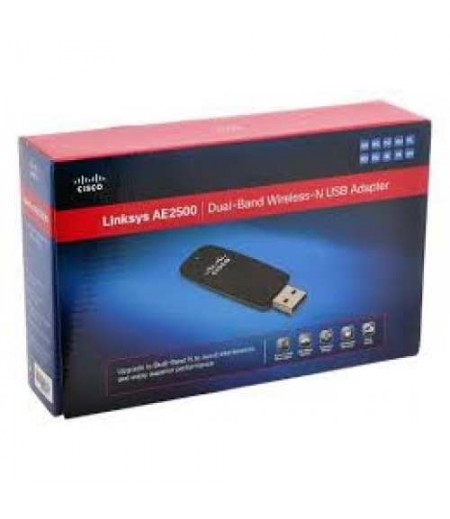 Linksys AE2500 Dual-Band Wireless-N USB Adapter