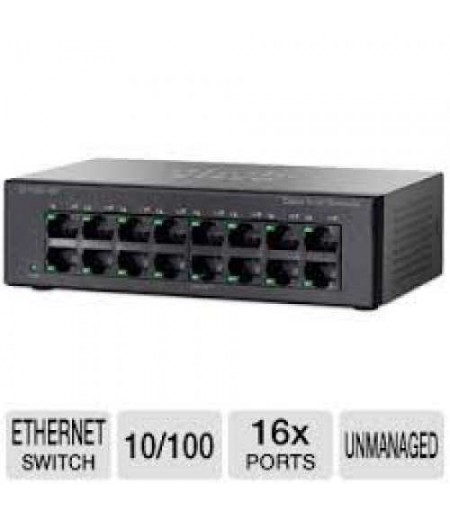 Cisco SF100D-16P 16-Port 10/100 PoE Desktop Switch