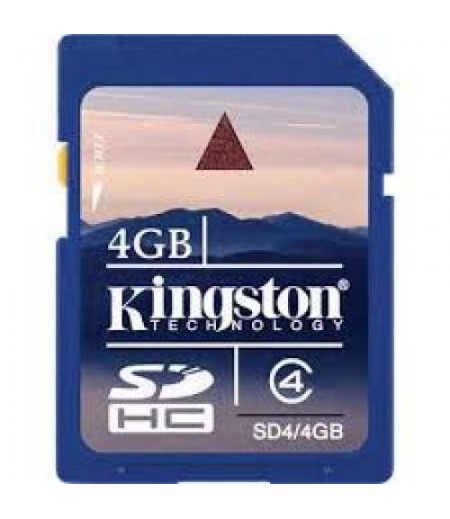 KINGSTON 4GB SDHC Class 4 Flash Card SD4/4GB