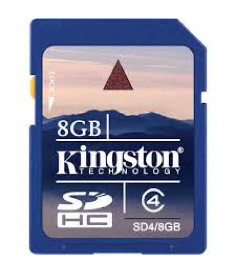 KINGSTON 8GB SDHC Class 4 Flash Card SD4/8GB