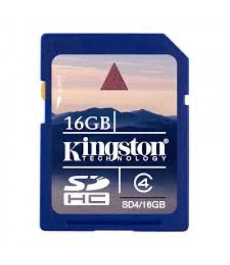 KINGSTON 16GB SDHC Class 4 Flash Card SD4/16GB