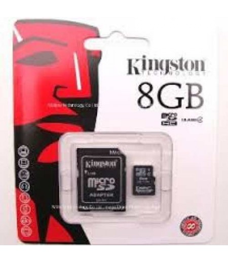 KINGSTON 8GB microSDHC Class 4 Flash Card SDC4/8GB