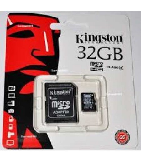 KINGSTON 32GB microSDHC Class 4 Flash Card SDC4/32GB