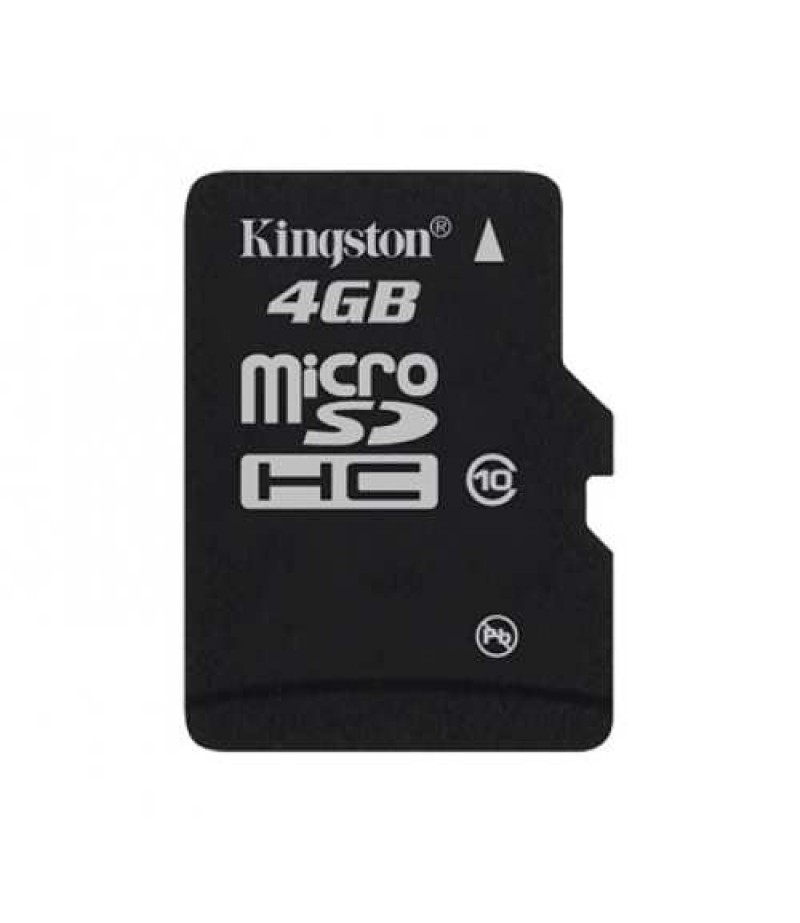 KINGSTON 4GB microSDHC Class 10 Flash Card SDC10/4GB