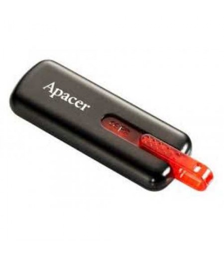 Apacer AH326 32GB Flash Drive, Black, Retail Package