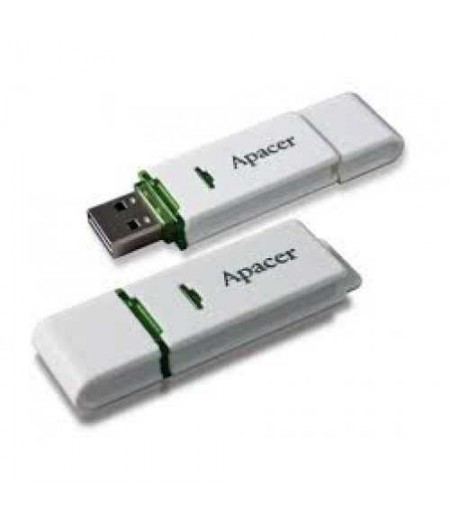 Apacer AH223 4GB Flash Drive, White, Retail Package