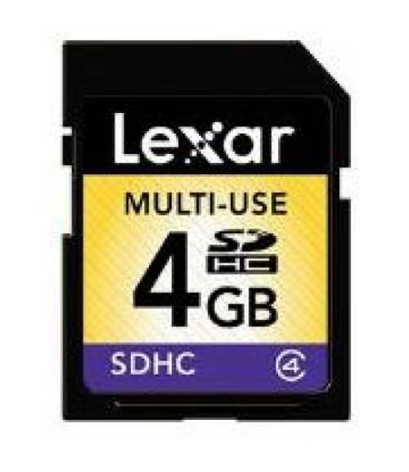 Lexar 4GB SHDC Memory Card Class 4 Small Blister (LSD4GBABEU)