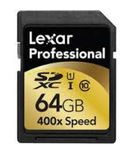 Lexar LSD64 GABEUC10 64GB SDXC Card (Class 10)