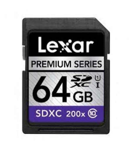 Lexar PREMIUM SD 200X (Class 10)LSD64GBBEU200 LEXAR PS SDXC 64GB 200X C10 UHS-I