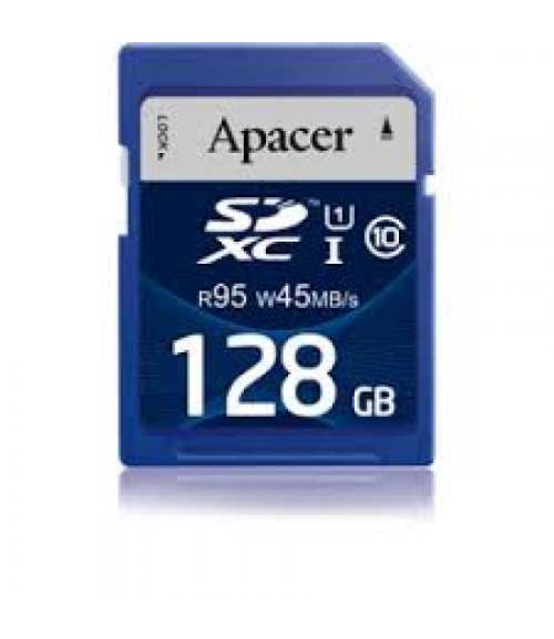 Apacer 128GB SDXC UHS-I Class 10 (R95 W45 MB/s)