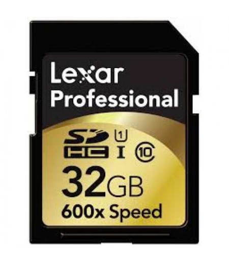 Lexar PROFESSIONAL SD 600X(Class 10)LSD32GCTBEU600 32GB SDHC 600X Professional UHS-I