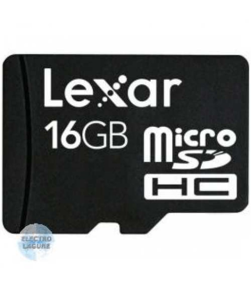 Lexar NORMAL MICRO SD LSDMI16GABEUC10 16GB microSDHC without adapter ( Class 10)