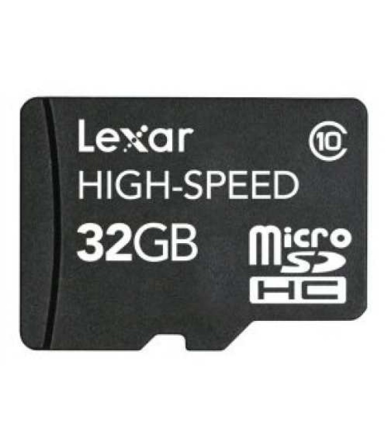 Lexar NORMAL MICRO SD LSDMI32GABEUC10 32GB microSDHC without adapter ( Class 10)