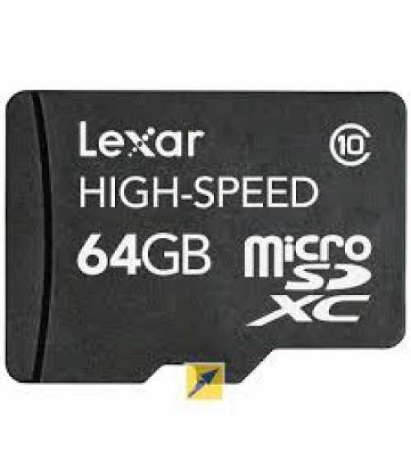 Lexar NORMAL MICRO SD LSDMI64GABEUC10 64GB microSDXC without adapter ( Class 10)