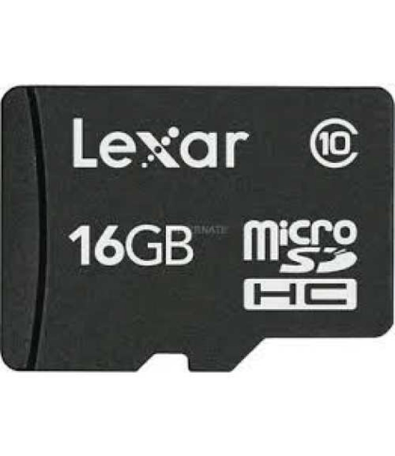 Lexar NORMAL MICRO SD (with adapter) LSDMI16 GA BEUC10A 16GB microSDHC with Adapter