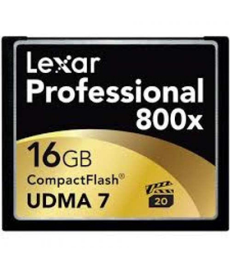 Lexar PROFESSIONAL CF CARD 800X LCF16GCTBEU800 16GB 800X Professional UDMA