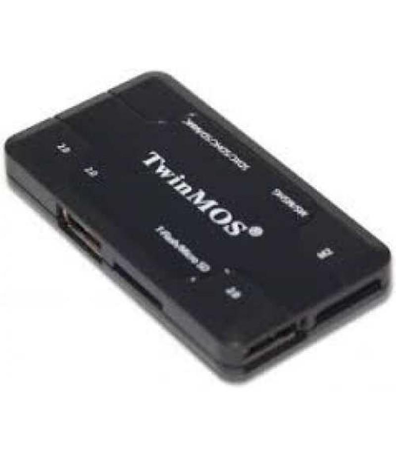 TwinMos Combo Gadget - USB Hub & Card Reader/Writer USB2.0 [FCRWAI1-AGH]