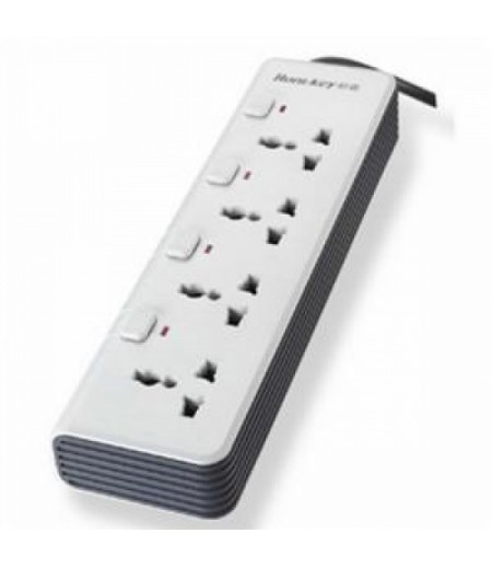 HUNTKEY 3M Cable, 4 Sockets, 2500W, 10A UK Plug [3 Pin]