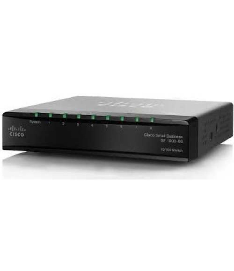 LINKSYS/CISCO SMALL BUSINESS NETWORK SWITCH 8 PORT - SF100D-08-EU