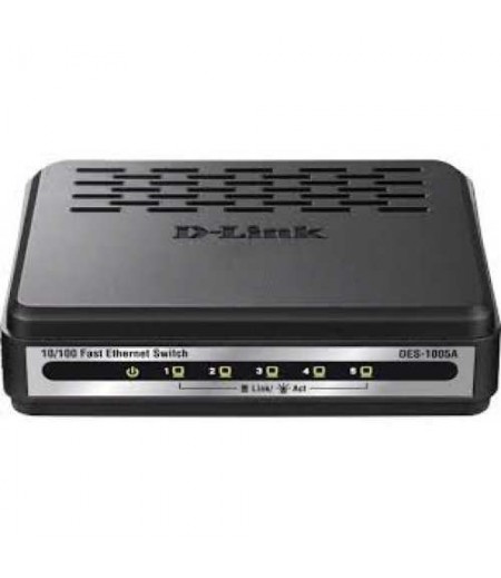 DLINK 5 PORT DES-1005D NETWORK SWITCH