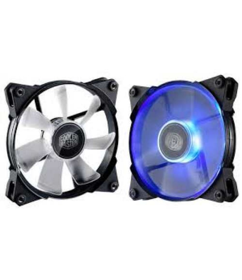 COOLER MASTER FAN JETFLO 120 BLUE,RED,WHITE LED CASE FAN.