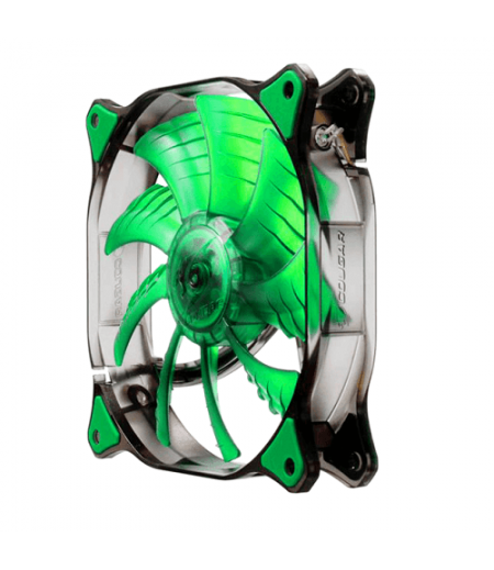 COUGAR 14CM CFD Green LED Hydraulic (Liquid) Bearing Fan (CFD 140mm G)