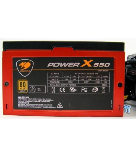 Cougar PowerX 550-Watt 80 PLUS