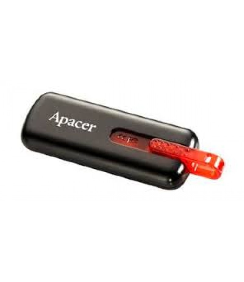 Apacer AH326 8GB Flash Drive, Black, Retail Package