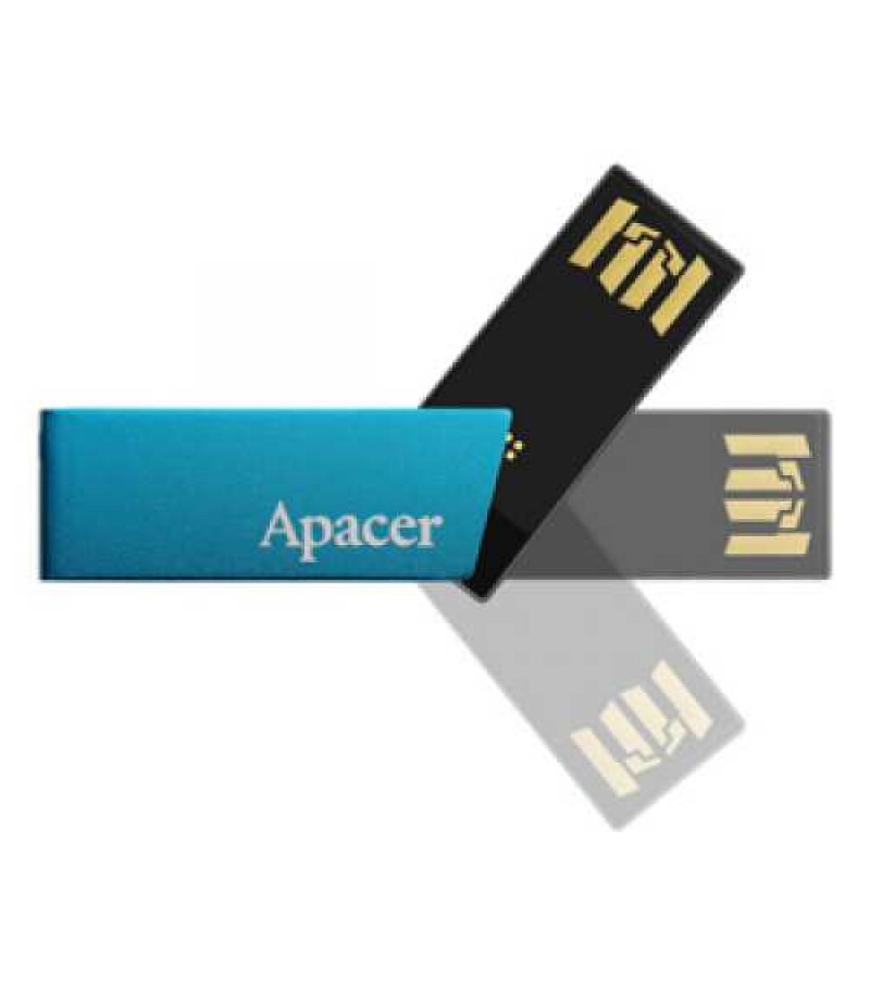 Apacer AH130 4GB Flash Drive, Blue, Retail Package