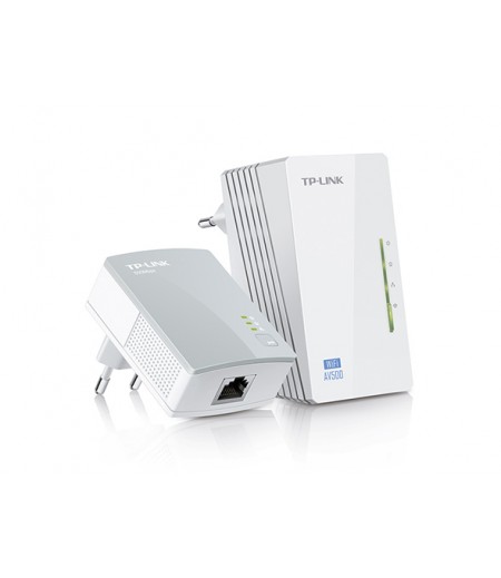 TPLINK 300Mbps AV600 WiFi Powerline Extender Starter Kit TL-WPA4220KIT