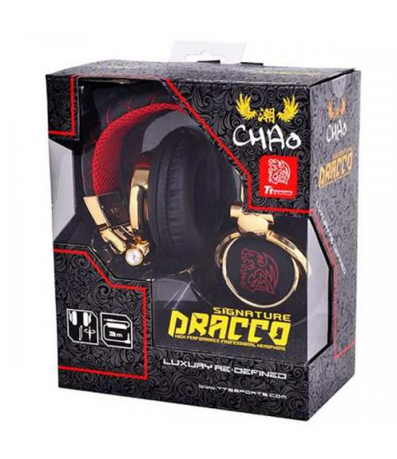 THERMALTAKE DRACO SIGNATURE / OVER THE EAR / RED/ 3.5MM / STEREO (RNM/UB/130915)