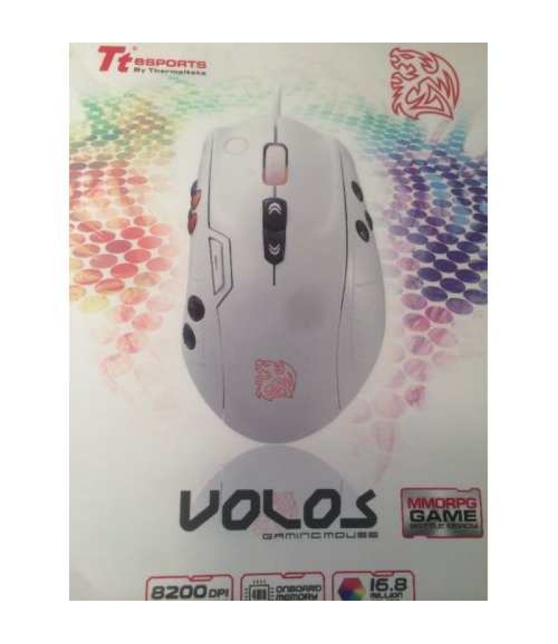 THERMALTAKE MOUSE VOLOS / WIRED / LASER/ OMRON/ WHITE/ COLOR BOX (RME/UB/130915)