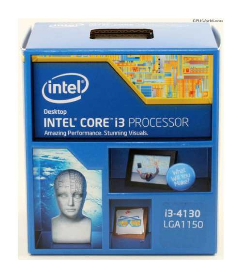 Intel core I3 4130 64BIT MPU BX80646I34130 3.400G 3MB SR1P