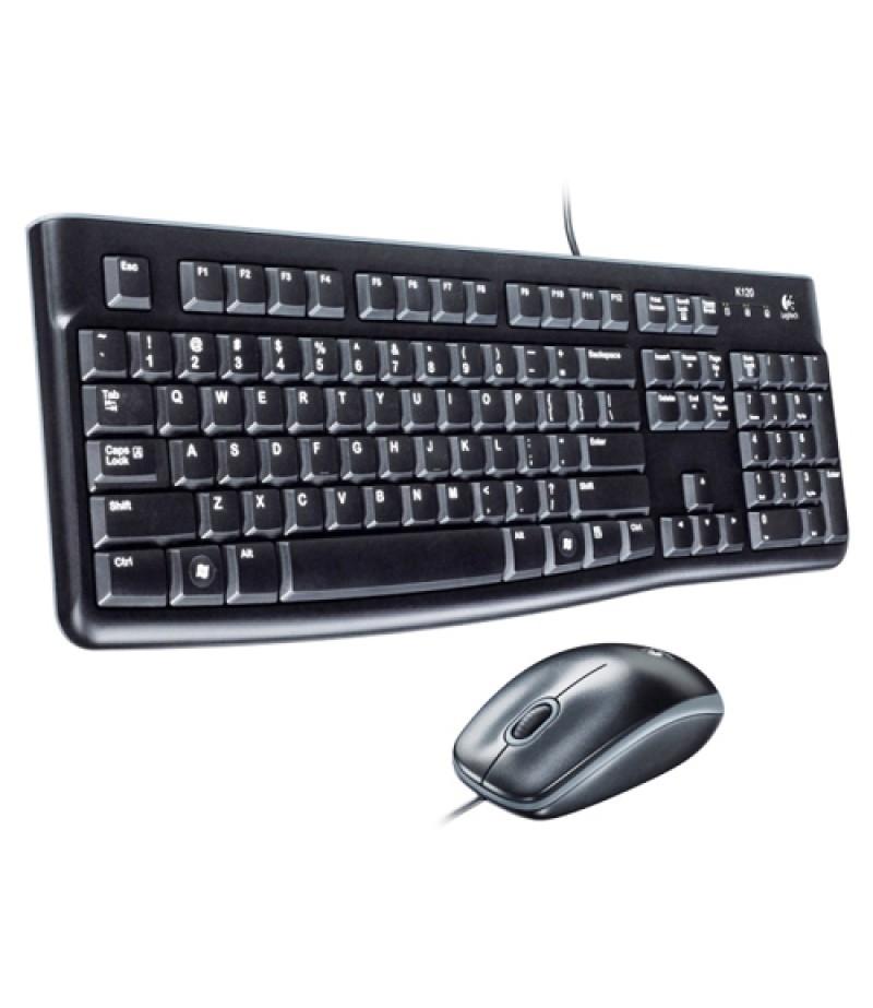 LOGITECH WIRED KEYBOARD + MOUSE MK120