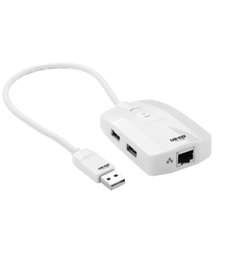 U2-GO USB 2.0 10/100 MBPS ETHERNET +3 PORT