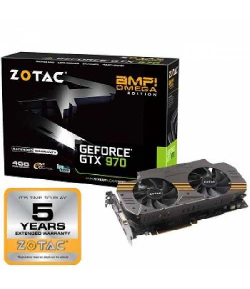 ZOTAC GEFORCE GTX970 AMP OMEGA EDITION 4GB DDR5