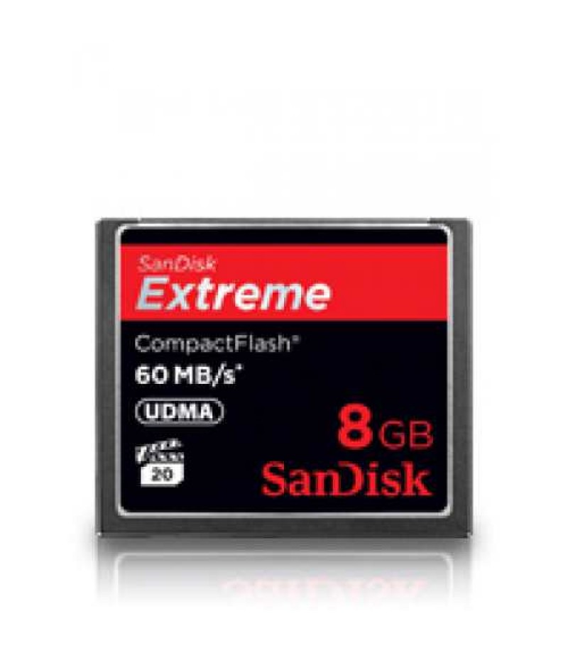 SANDISK CF 8GB Extreme, 60MB/s Memory Card